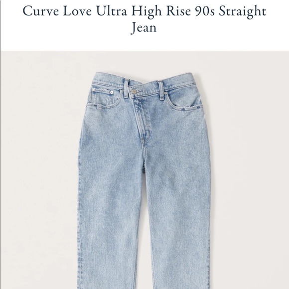 Curve Love Ultra High Rise 90s Straight Jean - Picture 1 of 3